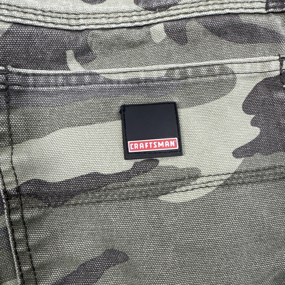 Craftsman Men's Camo Canvas Carpenter Work Pants Size 36x30 Loose Baggy Skater - Picture 14 of 14